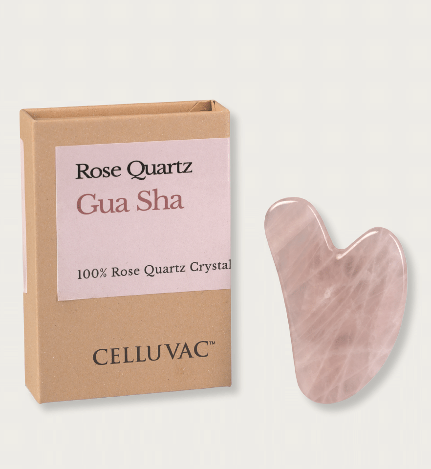 Celluvac Rose Quartz Gua Sha