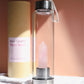 Celluvac Rose Quartz Water Bottle