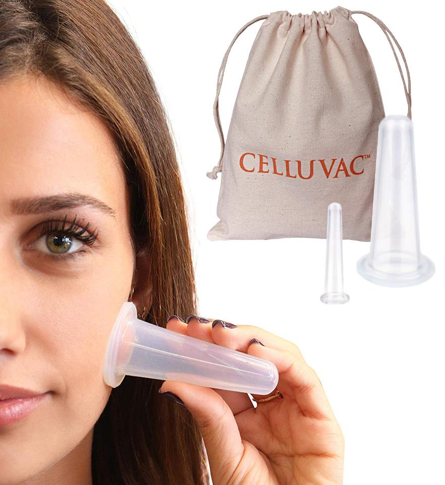 Celluvac Cupping Facial Cups with Carry Bag